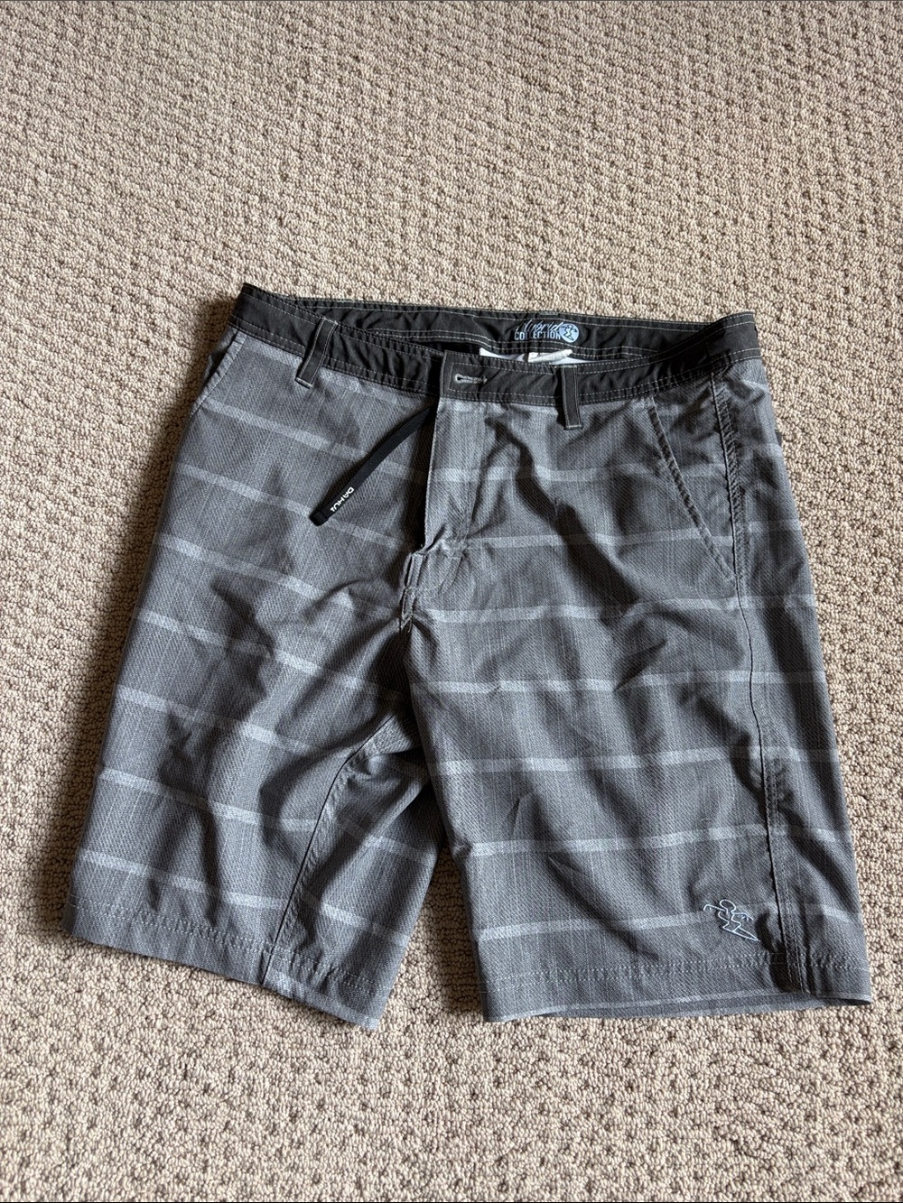 DAKINE Gray Plaid Men's Board Shorts